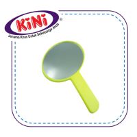 【BEIBEI】 [KINI 2.40] Plastic Round Vintage Hand Mirrors Makeup Vanity Mirror Hold Cosmetic Mirror