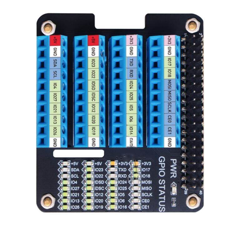 For Raspberry Pi 4 GPIO Expansion Board Breakout GPIO Screw Terminal