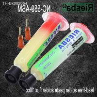 ☜ 2PC RIESBA NC-559-ASM lead-free solder paste solder flux 10cc liquid rosin flux soldering paste