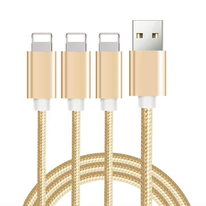 usb-หลายตัวสายเคเบิ้ลไนล่อนถักโทรศัพท์สายชาร์จสำหรับสายชาร์จ3ใน1