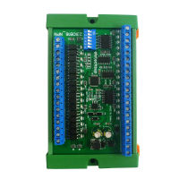 16CH 24V NPN อินพุตแยกแสงและ300MA โซลิดสเตตรีเลย์เอาต์พุต RS485 PLC IO บอร์ดขยาย