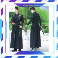 Hawk Sight Store Hanfu ชุดฤดูใบไม้ร่วงพลัสขนาดผู้ชาย,สไตล์โบราณชุดชั้นเรียนของนักเรียนดาบชุดสูทสไตล์จีนชุดเครื่องแต่งกายลูกชาย