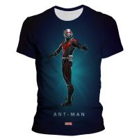 2023 NEWNew Ant Man เสื้อยืด Anime เสื้อยืดผู้ชายฤดูร้อนรอบคอเสื้อผู้หญิงเครื่องแต่งกาย Streetwear Tee