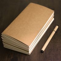 ♂▧◄ 1Pcs Cowhide Paper Notebook Blank Notepad Book Vintage Soft Copybook Daily Memos Kraft Cover Journal Notebook