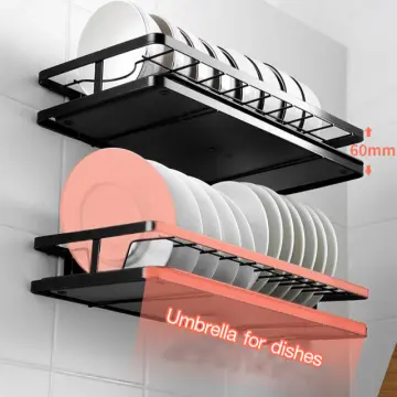 1pc Kitchen Rack, Tableware And Seasoning Rack, Sink Dish Drying Rack,  Countertop Multi-functional Stackable Rack, Kitchen/Bathroom Countertop  Organizer, Kitchen Accessories