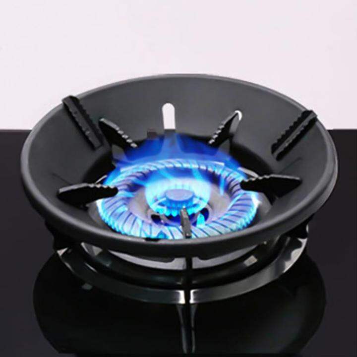 bhm Energy Saving Gas Stove Cover Windproof Disk Windshield Bracket