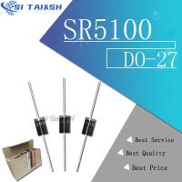 20PCS SR5100 SB5100 DO-27 schottky diode 5A/ 100V DO-27  New original WATTY Electronics