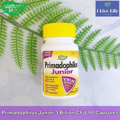 โปรไบโอติก สำหรับเด็กอายุ 6-12 ปี Primadophilus Junior 3 Billion CFU 90 Capsules - Natures Way