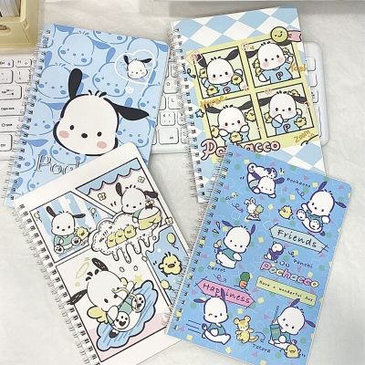 ◆▨✟ Cute Sanrio Pochacco A5 Notebook Notepad Coil Book Draft Cartoon Anime Puppy Kawaii School Supplies Study Stationery