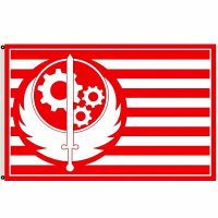 ZXZ custom flag 90x150cm Nova Fallout Brotherhood Flag Polyster arty Banner