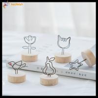 KECIFEIY5 1 PC DIY ของตกแต่งบ้าน สมุดบันทึก กรอบรูป คลิปภาพ ที่ใส่ไม้กลม ข้อความสนับสนุนซ้าย