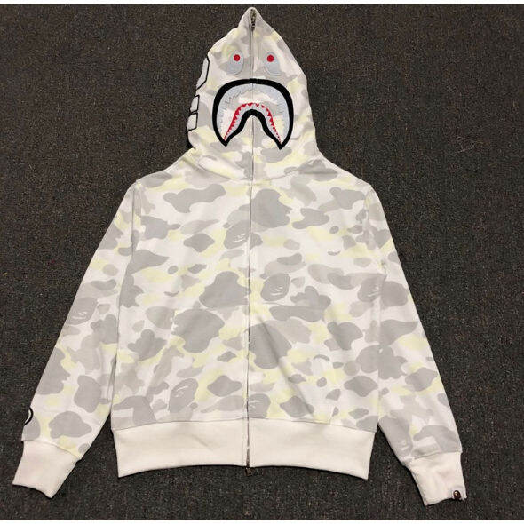 พร้อมส่ง-จัดส่งรวดเร็ว-ใหม่-bape-ape-head-เสื้อกันหนาว-มีฮู้ด-ลายพราง-สําหรับผู้ชาย-ผู้หญิง