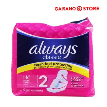 Always Maxi Overnight Extra Heavy Flow With Wings, Unscented Pads