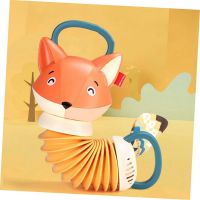 Plastic Concertina Accordion Musical Instruments -Cute Little Fox Shaped Concertina Toy