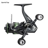 SportsTop Spinning Fishing Reel พร้อม Double Handle Grip 2000-4000 Series ลากสูงสุด8กก. 5.0:1อัตราทดเกียร์อุปกรณ์ตกปลา