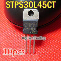 10Pcs STPS30L45CT 30L45CT TO-220 45V 30A,รับประกันคุณภาพ