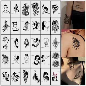 Vị trí xăm hình hấp dẫn của phụ nữ trong nghệ thuật tatoo mini