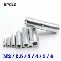 5 10pcs/lot M2 M2.5 M3 M4 M5 M6xL Round aluminum standoff spacer Stud extend long nut L 6 TO 100