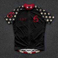 ZZOOI The Speedy USA Twin Six Pro Cycling Jersey Road Apparel Maillot Ciclismo Mens Short Sleeve Black Bicycle Tops Quick Dry Shirts