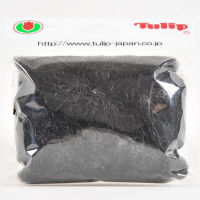 Tulip Wonder wool, Anthracite, 10g / ใยขนแกะสำหรับงาน needle felting ขนาด 10 กรัม สีถ่านหิน แบรนด์ Tulip จากประเทศญี่ปุ่น (TWW450)