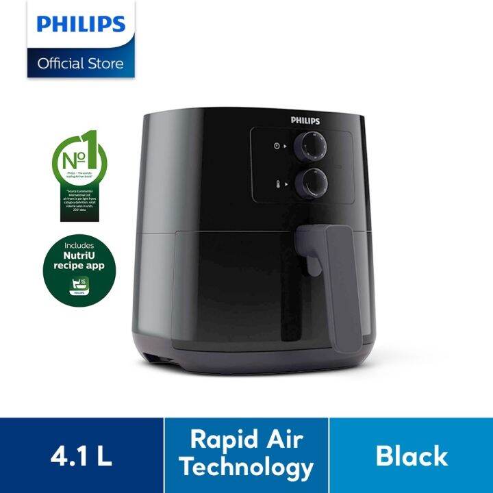 Philips HD9200/91 Air Fryer Healthy Low Fat Multicooker 4.1 Liter Cooking Capacity Lazada PH