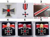 เหรียญเยอรมัน เหรียญกางเขนเหล็ก  มีตราตรงกลาง German Knight Cross Iron Cross  ร้าน BKK Militaria