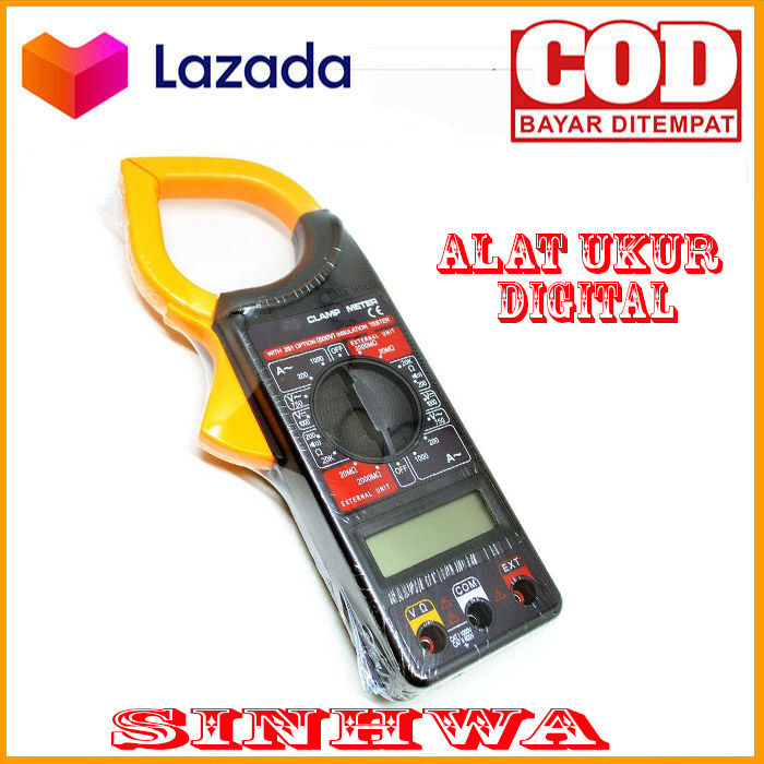 Digital Clamp Multimeter Tang Ampere / Digital Clamp Meter / Alat ...