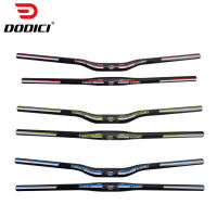 DODICI Ultra-Light คาร์บอนไฟเบอร์ MTB จักรยาน Handlebar แบน/Riser Handlebar 3K Bright Mountain Road จักรยานขี่จักรยาน Handlebar Handlebar แนวนอนตรง Handlebar 31.8มม.ความยาว600-760มม.