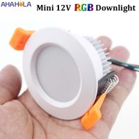 ไฟสปอตไลท์ RGB 12V 3W ดาวน์ไลท์เพดาน Led ในฝ้าแบบวงกลมจุดสีขาว Rgb ไฟแอลอีดีเพดาน