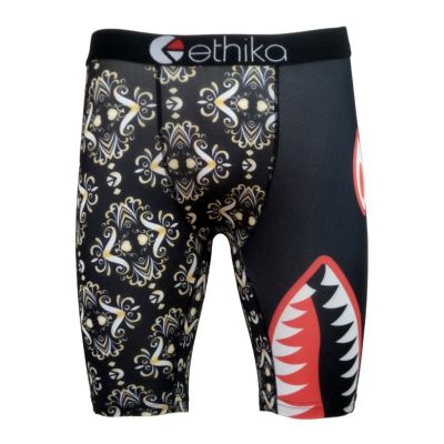Ethika Mens Fashion Pants Shark Boxer Shorts Plus Size Fast Drying Breathable Sports Pants Basketball Running Fitness Cycling Shorts