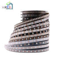 DC5V WS2812B แอดเดรส RGB Led Strip WS2812สมาร์ท IC แถบไฟ Led สีดำสีขาว PCB กันน้ำ IP30/65/67