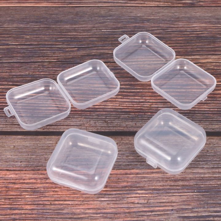 24pcs-small-clear-plastic-beads-storage-containers-box-with-hinged-lid-for-storage-of-small-items-crafts-hardware
