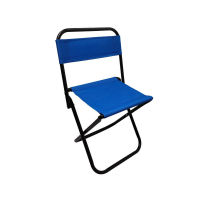 【Hot sales】 เก้าอี้พับกลางแจ้งแบบพกพาเก้าอี้นั่งเล่นเก้าอี้พนักพิงขนาดเล็กเก้าอี้ตกปลาท่อโลหะ
