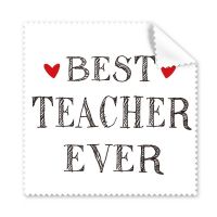 Best teacher ever Quote Respected Cleaning Cloth Phone Screen Glasses Cleaner 5pcs Lens Cleaners