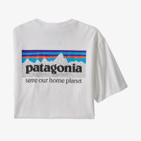 เสื้อยืดแขนสั้นผู้ชาย Patagonia คลาสสิกคอตตอนกีฬา Comfort และซึมซับเหงื่อ