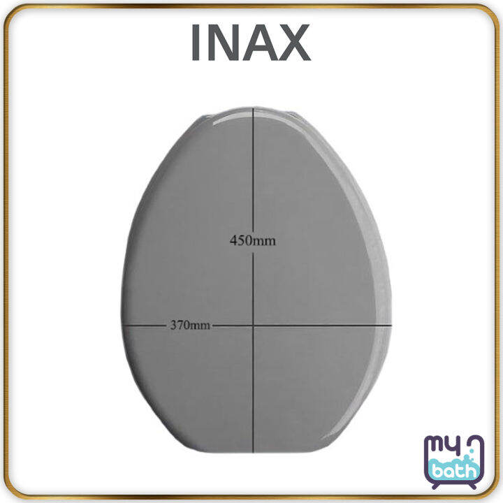 Inax CF5AK(J) Opened Front Toilet Seat & Cover Misty Grey Lazada