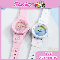 Sanrio นาฬิกา100% ของแท้สำหรับเด็กผู้หญิงเด็กผู้ชาย,นาฬิกานาฬิกาควอตซ์กันน้ำเมโลดี้น่ารักป้องกันรอยขีดข่วนของขวัญวันเกิดสำหรับเด็ก358