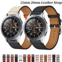 22mm 20mm Leather strap For Samsung Galaxy 3/4/5 Gear S3 Huawei watch 3/GT3 Pro Bracelet Watchband Belt Amazfit GTR/Stratos Band