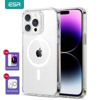 ESR for iPhone 14 Pro Max Case with HaloLock for Classic Hybrid MagSafe Case for iPhone 14 Transparent Back Cover for iPhone 14  Screen Protectors