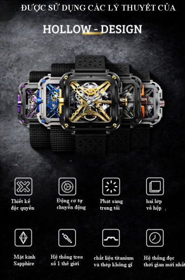 Đồng hồ cơ ciga design x gorilla bản quốc tế - mi4vn, ciga x, đồng hồ nam - ảnh sản phẩm 6