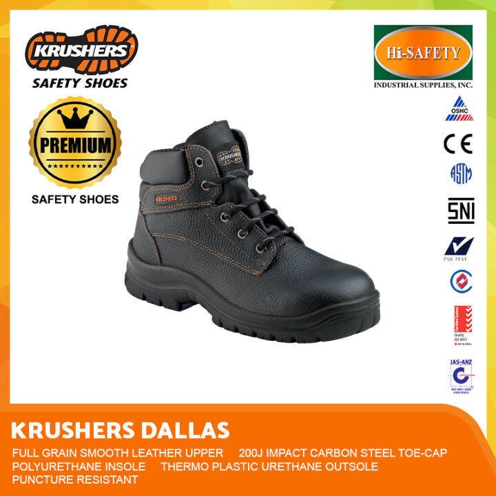 KRUSHERS SAFETY SHOES HICUT DALLAS STEEL MIDSOLE Lazada PH