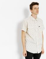 เสื้อเชิ๊ตแขนสั้น Brixton Wayne Almond Shirt รับประกันของแท้ มือ1 พร้อมส่ง