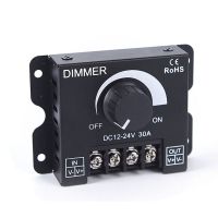 ☄☋ DC 12V 24V 30A 360W LED Dimmer Switch Voltage Regulator Adjustable Controller for LED Strip Light Lamp LED Dimming Dimmers