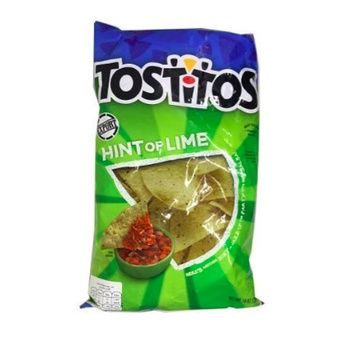 📌 Tostitos Hint of Lime Tortilla Chips 283g (จำนวน 1 ชิ้น)