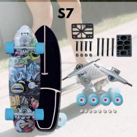 พร้อมส่ง ไม่ต้องรอ S7 เซิร์ฟสเก็ต ล้อแสง Surfskate S7 เซิร์ฟสเก็ต30นิ้ว