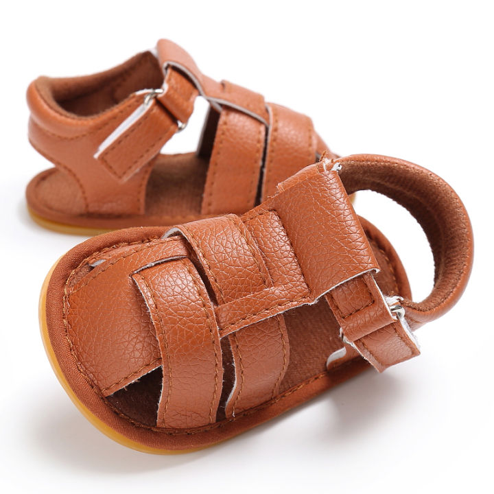 รองเท้าแตะพื้นอ่อนนุ่มสำหรับเด็กแรกเกิดรองเท้าเด็กสำหรับรองเท้าเด็กผู้ชายฤดูร้อนสำหรับเด็กผู้หญิง0-18เดือนเด็กผู้ชาย