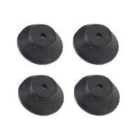 4pcs Air Compressor Black Rubber Pad Replacement Foot Pads M6 Vibration Isolator 44*20mm Air Compressor Pad Spare Parts Colanders Food Strainers