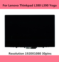 13.3นิ้ว FHD M133NWF4 NV133FHM-N5A LP133WF4 R3หน้าจอ LCD ดิสเพลย์ประกอบกับกรอบสำหรับ Lenovo Thinkpad L380 L390โยคะ