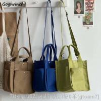 hot【DT】▽◐  Crossbody Canvas Large Capacity Shoulder Handbags All-match Durable Shopping Totes Minimalist