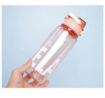 550ml/850ml/1000ml Water Bottle with Straw Portable Sports Shaker